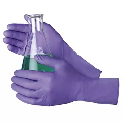 KimberlyClark® Kimtech™ Purple Nitrile Gloves Extended Cuff, Powder