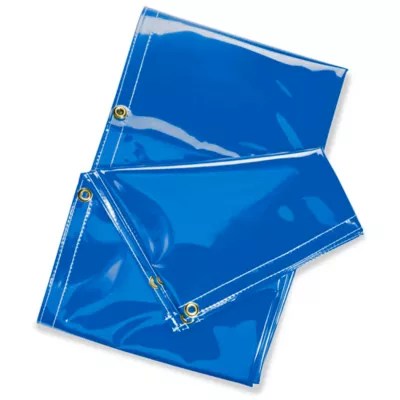 Replacement Welding Curtain 6 x 8', Blue S20855BLU Uline