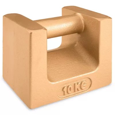 Cast Iron Weight with NIST Traceable Certificate - Class 6, 10 kg S