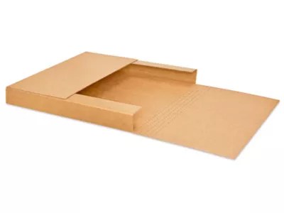 18 x 18 x 2" Kraft EasyFold Mailers S20994 Uline
