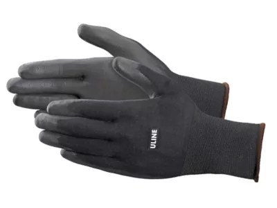 Uline UltraLite Polyurethane Coated Gloves Large S21088L Uline