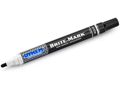 Dykem BriteMark® Paint Markers Black S21125BL Uline