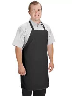 Cloth Apron Black S21139BL Uline