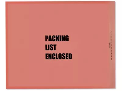 Military Envelopes "Packing List Enclosed", Salmon, 8 1/2 x 10 1/4" S