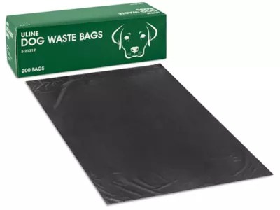 Uline Dog Waste Bags 8 x 13" S21319 Uline