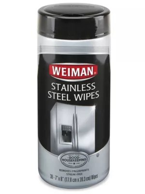 Weiman® Stainless Steel Cleaner Wipes 30 ct S21522 Uline