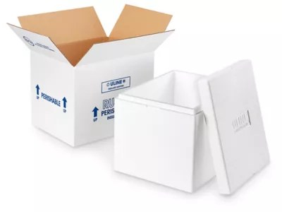 Insulated Foam Shipping Kit 15 1/2 x 12 5/8 x 12" S21528 Uline