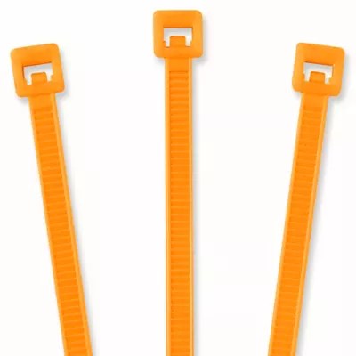 Nylon Cable Ties 5 1/2", Fluorescent Orange S2152FO Uline