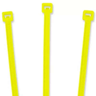 Nylon Cable Ties 14", Fluorescent Yellow S2155FY Uline