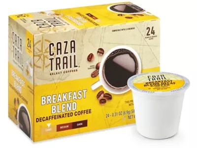 SingleServe Coffee Cups Breakfast Blend Light Roast Decaf S21986