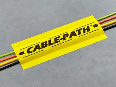 Cable Path Tape 6" x 30 yds, Yellow S22038 Uline