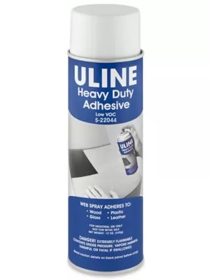Uline Heavy Duty Spray Adhesive Low VOC, 12 oz S22044 Uline
