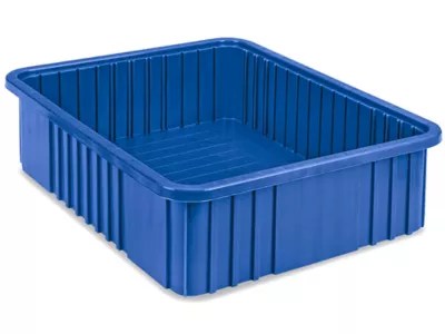 Divider Box 20 x 15 x 6", Blue, 4 Per Carton S22259BLU Uline