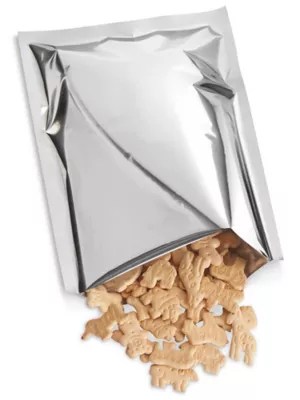 Metalized Food Bags Open End, 8 x 12" S22299 Uline