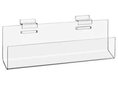 Slatwall Acrylic JShelves 12 x 2 x 3 1/2" S22312 Uline