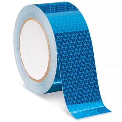 Outdoor Reflective Tape 2" x 50', Blue S22330BLU Uline