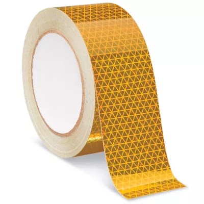 Outdoor Reflective Tape 2" x 50', Yellow S22330Y Uline