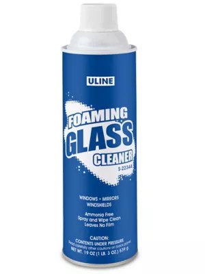 Uline Foaming Glass Cleaner 19 oz Can S22344 Uline