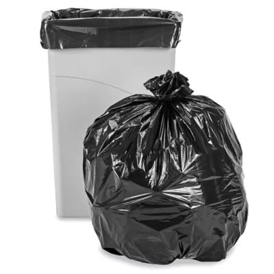 Uline Industrial Trash Liners 23 Gallon, 1.5 Mil, Black S22445BL Uline