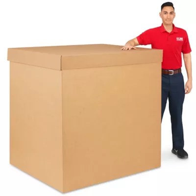 48 x 40 x 48" Double Wall Gaylord Box with Lid S22574 Uline