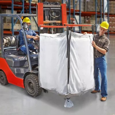 Bulk Bags Duffle Top, Spout Bottom, 35 x 35 x 50" S22716 Uline