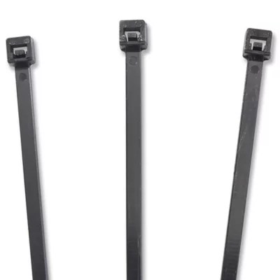 Black UV Stabilized Nylon Cable Ties 12", 40 lb S22719 Uline