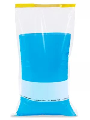 7 1/2 x 15" White Block WhirlPak® Bags 69 oz S22730 Uline