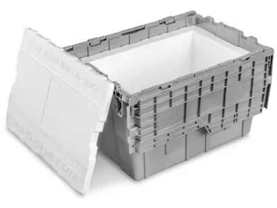 Insulated Round Trip Totes Gray S22731GR Uline