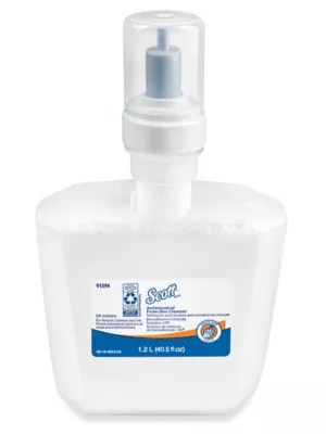 KimberlyClark® Scott® Antimicrobial Foaming Soap Auto Dispenser Refill 1,200 mL S22758 Uline