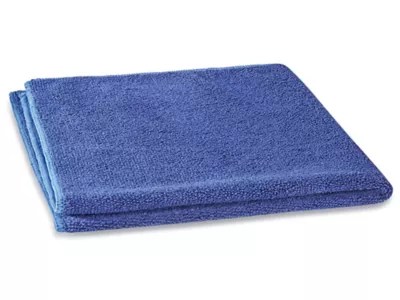 Uline Microfiber Heavyweight Towels Dark Blue S22767 Uline
