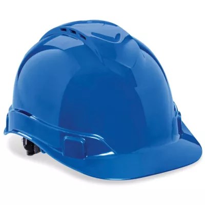 Vented Hard Hat Blue S23045BLU Uline