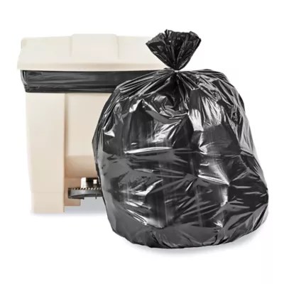 Uline Industrial Trash Liners 1216 Gallon, .75 Mil, Black S23070