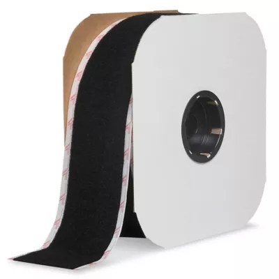 Velcro® Brand Tape Strips Loop, Black, 3" x 75' S23142 Uline