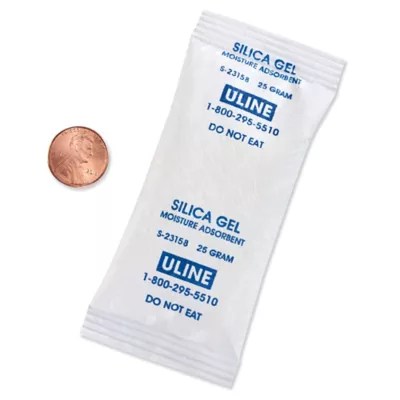 Silica Gel Desiccants Gram Size 25, 5 Gallon Pail S23158 Uline