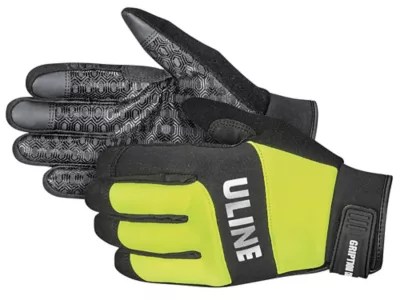 Uline Gription® Cut Resistant Gloves Lime, Medium S23343LM Uline