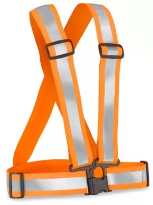 HiVis Safety Sash Belt Orange S23369O Uline