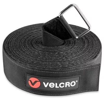 Jumbo Velcro® Brand Strap Heavy Duty, 2" x 23', Black S23595 Uline