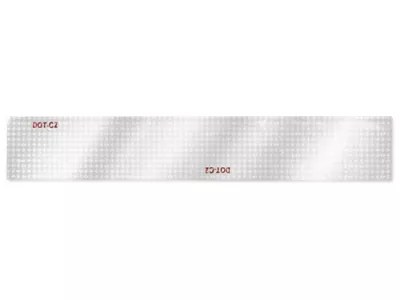 Uline Reflective Conspicuity Tape Strips 2 x 12", White S23667 Uline