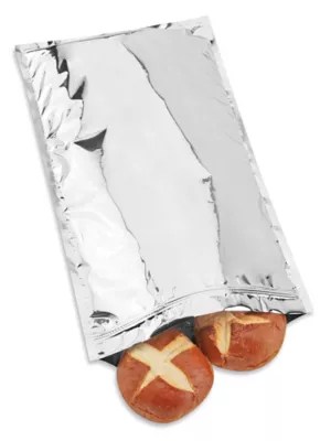 Metalized Food Bags Reclosable, 10 x 16" S24087 Uline