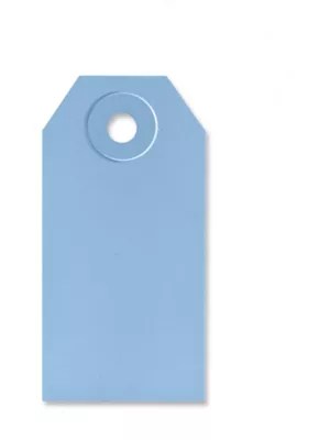 Shipping Tags 1, 2 3/4 x 1 3/8", Blue S2410BLU Uline