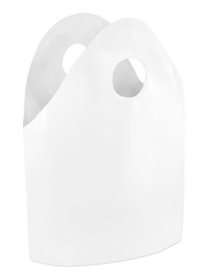 Gusseted TakeOut Bags 1.2 Mil, 16 x 16 x 8", White S24146 Uline