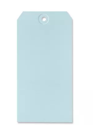 Shipping Tags 8, 6 1/4 x 3 1/8", Light Blue S2416LB Uline