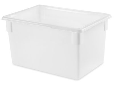 Rubbermaid® Food Storage Boxes 26 x 18 x 15", White S24258 Uline