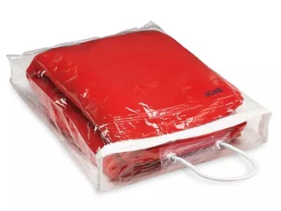 Zipper Vinyl Bags with Handle 15 x 18 x 3" S24525 Uline