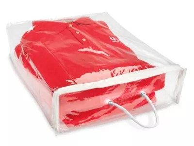 Zipper Vinyl Bags with Handle 15 x 18 x 5" S24526 Uline