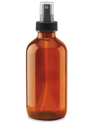 Glass Spray Bottles 8 oz, Amber S24564A Uline