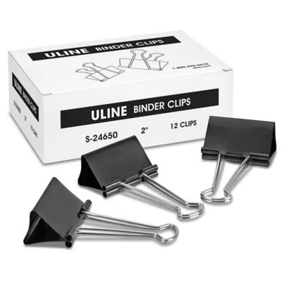 Binder Clips Large S24650 Uline
