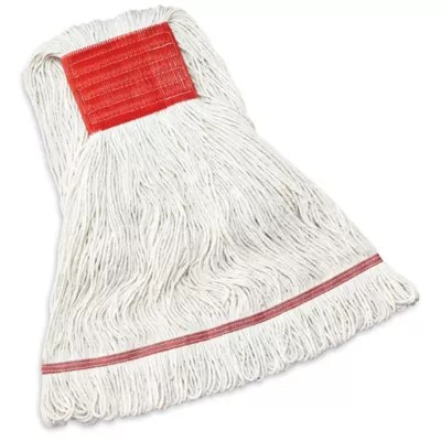 Touchless Wet Mop Head - 24 oz, White S-24701W - Uline