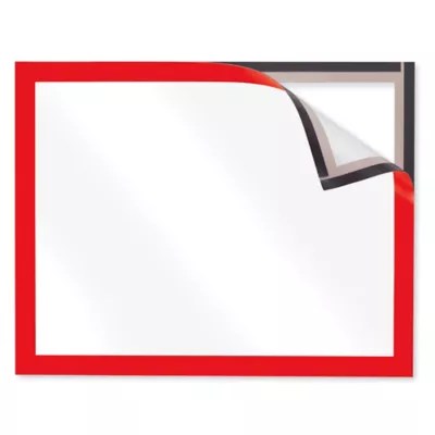 Sign Holders AdhesiveBacked, Red S24767R Uline