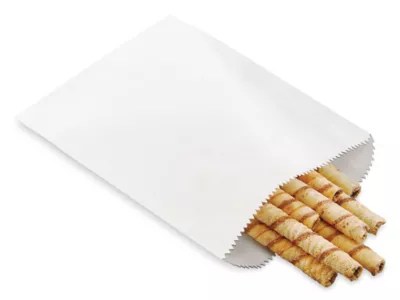 Bolsas Glassine de Alta Calidad 5 3/4 x 7 1/2", Blancas S24866W Uline